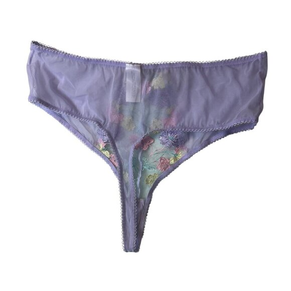 Felicity‎ Hayward X Playful Promises Luna Embroidered Bra High Waist Briefs Set - Picture 7 of 13